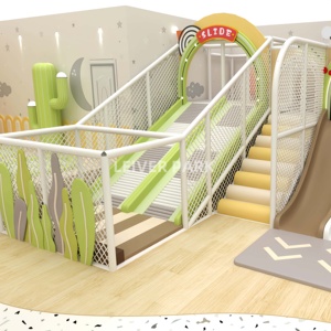 2025 US Kids Soft Play Game Toy Indoor Aire <span class=keywords><strong>de</strong></span> jeux pour enfants Maison <span class=keywords><strong>de</strong></span> <span class=keywords><strong>jeu</strong></span> <span class=keywords><strong>de</strong></span> rôle avec toboggan et trampoline pour café Shop - Product Image 5