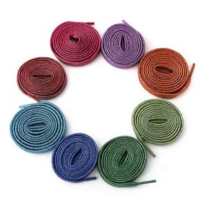 Cordones Planos Premium Brillantes con Purpurina Metálica Dorada para Zapatillas Deportivas, de Lona y de Baile - Product Image 2