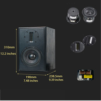 Altavoces de Estantería Activos Samtronic de 200W RMS - Altavoz Inalámbrico BT 5.3 con Woofer de 5.25 Pulgadas, Tweeter de Cinta de 4 Pulgadas, Altavoces para PC