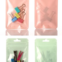 Sacs refermables en Mylar imprimés sur mesure pour bijoux et boucles d'oreilles, sacs en Mylar transparents refermables pour cadeaux, anti-odeurs
