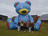 PVC Commercial Géant 3m-10m Gonflable Ours En Peluche Gonflable Personnage De Dessin Animé Modèle Publicité Gonflable