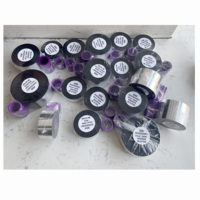 Ruban TTO à noyau plastique haute température de 33 mm, longueur de 450 mm à 600 mm, film PET, codeur de date, emballage et rubans d'impression