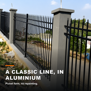 Steel <b>Fence</b> Panel Galvanized Electrophoretic Surface Anti UV Fencing <b>for</b> Residential Project, Easy Assembly Kit - Product Image 2