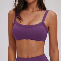Soutien-gorge de sport moulant effet seconde peau haute élasticité pour femme, idéal pour le yoga et le fitness – Vente en gros usine