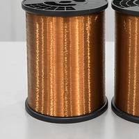 Fil magnétique en aluminium émaillé rond de classe 180 200 pour bobinage de stator et de rotor de moteur électrique