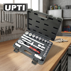 UPTI Taiwan-Made Professional 21pcs 1/2" Dr. Socket Set High Quality Hand <b>Tool</b> Set with OEM/ODM Support Blow Mold Case - Product Image 2
