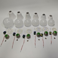 Vente directe d'usine, ampoule LED 3W-18W en aluminium et PBT, culot B22 E27