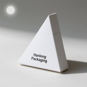 Boîte à <span class=keywords><strong>pizza</strong></span> triangulaire réutilisable de couleur blanche avec logo personnalisé, qualité alimentaire, OEM, boîtes à <span class=keywords><strong>pizza</strong></span> pour une seule part, 30x30 - Product Image 5