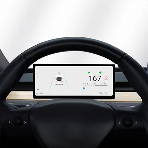 2023 Digital Instrument For Tesla Model 3 Y Carplay Screen AHD Camera Head Up Display Dashboard Accessories