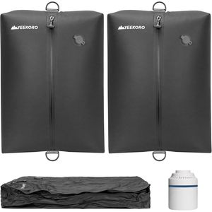 YEEKORO 2-Piece <b>Vacuum</b> Compression Bags 20-35L Rectangle Reusable Clothing Organizer for Clothing Travel with <b>Pump</b> - Product Image 1