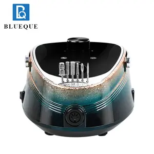 Blueque מקצועי מקדחה חשמלי נייל 35000RPM נמוך רעש נטענת 50W נייד Efile מקדחי נייל אקריליק ציפורניים