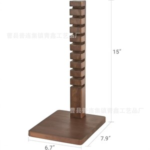 Wooden Baseball Cap Storage Rack Solid Wood Desktop <b>Hat</b> Organizer Upright Multi Layer Display <b>Stand</b> For Caps Accessories - Product Image 3