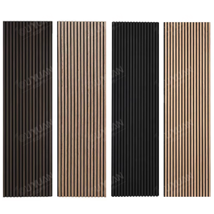 Pannelli Acustici in Legno Moderni Standard Europeo con Rivestimento in Fibra di Poliestere per Decorazione Interna di Hotel e Insonorizzazione - Product Image 4