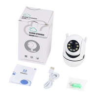 Caméra de sécurité A7 avec vision nocturne couleur, zoom optique 10x, CMOS, intérieur/extérieur, interphone bidirectionnel, sans fil, HD, Wifi, petite caméra