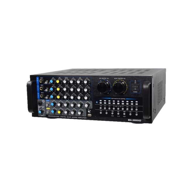 MA-3000HD Home Karaoke Stage Mixing Amplifier for Meeting Rooms and Gymnasiums