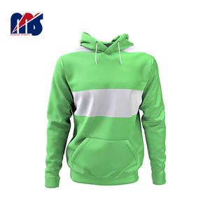 OEM Muestra gratis Hombres Sudadera con capucha Conjunto Sudadera 50 Algodón 50 Poliéster Manga larga Impreso Oversize Pullover Hoodies Venta al por mayor Negro - Product Image 2