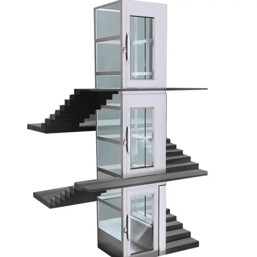 Mini ascenseurs résidentiels électriques ascenseur de villa bureau de levage électrique bureau réglable en hauteur