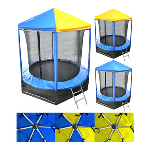 CreaateFun 6 - 14FT Large <strong>Round</strong> <strong>Tent</strong> for Children Adults Colorful Outdoor <strong>Trampoline</strong> Sunshade Jumping <strong>Trampoline</strong> - Product Image 2