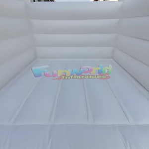 <span class=keywords><strong>Casa</strong></span> de rebote de Castillo Blanco inflable <span class=keywords><strong>Casa</strong></span> de rebote blanca de boda hinchable con foso de bolas para fiesta de niños mini - Product Image 5