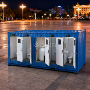 Toilettes de chantier, douche et remorque de toilettes en conteneur pour l'extérieur, à vendre en 2025 - Product Image 1