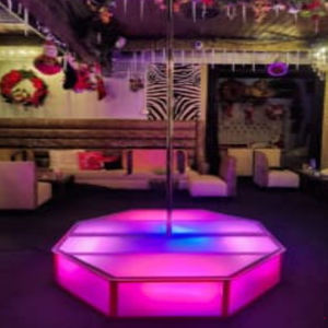 Plataforma de Salto Sexy Hot Stripper, Poste Iluminado Go Box Stripper Dance Stick, Luces de Escenario GOGO Stand Performance - Product Image 6