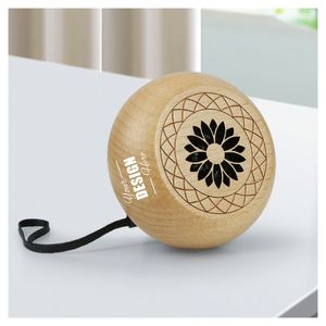 Mini Altavoz Bluetooth de Madera Personalizado, Altavoz Inalámbrico Portátil de Bambú, Audio Resistente al Agua para Playa y Fiestas - Product Image 2