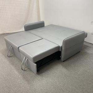 Sofá cama de dos plazas, mueble extraíble para sala de estar, color gris oscuro - Product Image 6