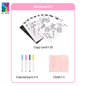SY eğitim 9 inç çizim kurulu akıllı Diy ayrılık kurulu ile ışık çocuk oyuncakları elektrikli oyuncak yazma tableti - Product Image 5
