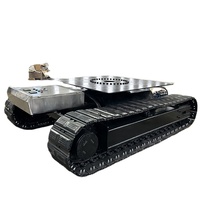 Châssis électrique de voie en caoutchouc de contrôle de RC de 0.5ton à 20 tonnes train d'atterrissage pour des plates-formes de forage de chargeur de voie d'excavatrice