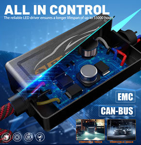 Hochleistungs-T1 9000 <span class=keywords><strong>Lumen</strong></span> 90 Watt <span class=keywords><strong>LED</strong></span>-Scheinwerferbirne Canbus H7 <span class=keywords><strong>LED</strong></span> H11 H1 H4 HB3 9005 HB4 9006 9012 - Product Image 3