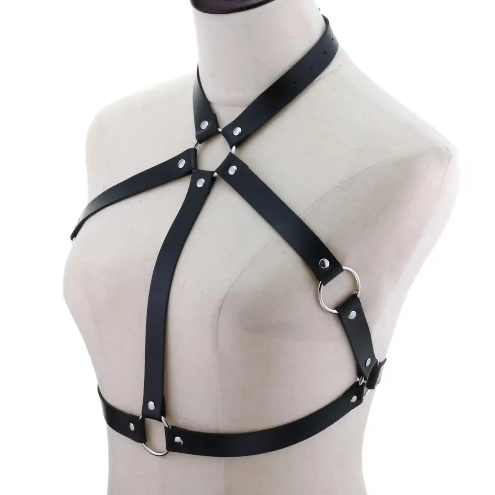 Roupa íntima de couro pu, brinquedos adultos, bondage gear, sexy, para mulheres, desempenho de palco, roupa íntima para festa, produtos sexuais