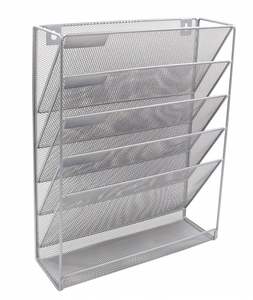 Metal Crafts Stackable 5 Tier Desktops Document <b>Tray</b> Holder Mesh <b>File</b> <b>Trays</b> Iron Wire for School Office Supplies - Product Image 6