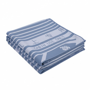 Couverture polaire recyclée et durable certifiée GRS, directement de l'usine, pour avions, fourniture en vrac pour l'industrie <span class=keywords><strong>a</strong></span>érienne - Product Image 1