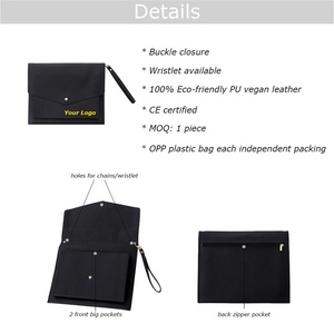 Yihe Tốt Nhất Bán 8-Màu Sỏi Da Ví Lớn Túi Tài Liệu Với Vòng Tay Có Sẵn Cho iPad/Notepad/Máy Tính Bảng Bìa & Trường Hợp - Product Image 5