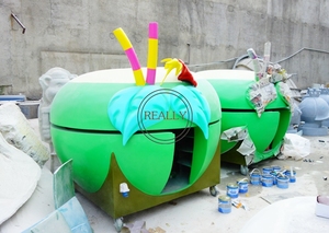 Automobile del camion del succo del ghiacciolo del gelato del carrello del hot dog del chiosco degli alimenti a rapida preparazione della frutta dell'oem da vendere