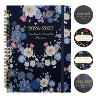 Agenda spirale polyvalent 2027 pour la gestion quotidienne personnelle, les notes de bureau et les étudiants