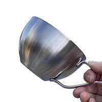 Juego de Taza y Platillo de Café de Doble Capa de Acero Inoxidable 304 Retro 316 para Tazas de Té Europeas