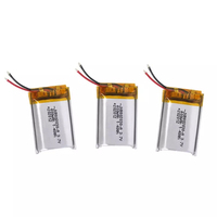 Batterie rechargeable semi-solide Li-Ion personnalisée 37V haute densité énergétique JXR902030 400mAh 1000 cycles BMS JST Caméra UN38.3