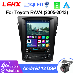 วิทยุติดรถยนต์ LEHX L6 Pro 2Din ระบบ Android 12 สำหรับรถยนต์ <span class=keywords><strong>Toyota</strong></span> RAV4 Rav 4 ปี 2005-2013 รองรับ Carplay ระบบนำทาง GPS สเตอริโอ Tesla ขนาด 9.7 นิ้ว - Product Image 2