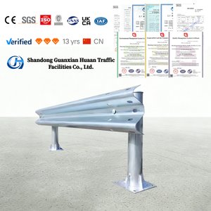 ราวกันตกอาร์มโคแบบชุบกัลวาไนซ์แบบจุ่มร้อน ทนทาน เสาขนาด 114 มม. สำหรับระบบกั้นถนนแบบ W Beam สำหรับทางหลวงในประเทศไทย - Product Image 3