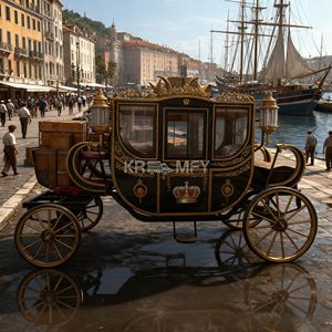 2025 Marathon Tourist Victorian <b>Cart</b> With Hood Park Sightseeing Tour Horse Carriage - Product Image 6