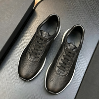Chaussures plates décontractées de luxe pour hommes en cuir de vachette premium, respirantes et confortables, à enfiler, mocassins d'affaires avec doublure en maille