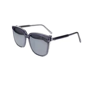 8175Fashion Elegant Clip On Acetate Temples Spectacles UV400 Sunglasses For Women Men Unisex Eyewear