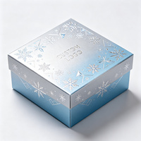 Boîte rigide de luxe avec couvercle et base, gaufrée à l'or, pour cadeaux d'affaires exécutifs et emballages d'image de marque haut de gamme