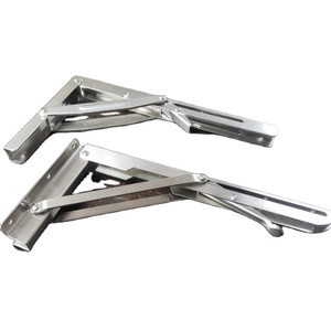 Supporto Pieghevole in Acciaio Inossidabile Resistente, Mensola Triangolare a Parete - Product Image 1