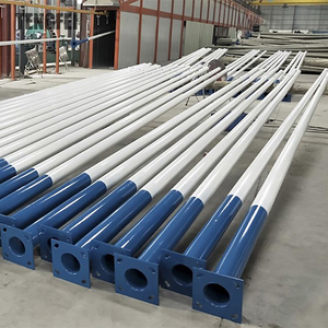 Tengfei 10 15 20 25 30 ft Chất lượng cao nhúng nóng mạ kẽm đường ánh sáng cực đèn bài - Product Image 1