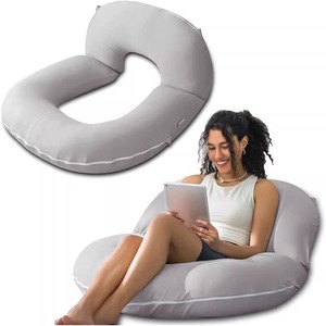 Cross-border Bedside Backrest Lumbar Neck Support <b>Bed</b> Cushion U-shaped Maternity <b>Pillow</b> Removable Cover Poly-cotton Polyester - Product Image 1