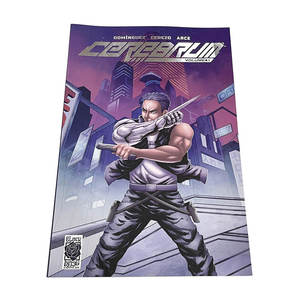 Livres de bandes dessinées et mangas graphiques personnalisés de haute qualité, couverture souple, reliure parfaite, écologiques, avec estampage à chaud argenté, vente en gros - Product Image 2