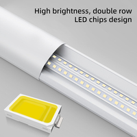 Luminaire Linéaire LED Moderne d'Intérieur, Réglette Carrée en Fer, 9W 18W 26W 36W, 30cm 60cm 90cm 120cm, pour Magasin Entrepôt Garage