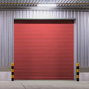 Çeşitli aktivasyon araçları ile yüksek kaliteli rulo kepenk kapı yangın anma sürgülü kapı